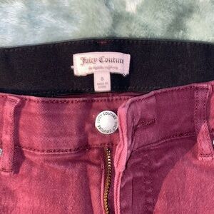 Juicy Couture Burgundy Denim